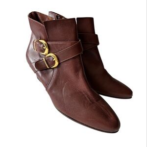 Sudini Genuine Leather Ankle Boots. Size 7N
